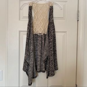 Tank top cardigan